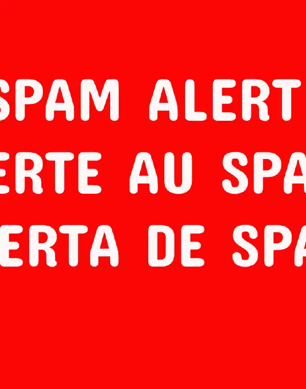 ¡Alerta De Spam!