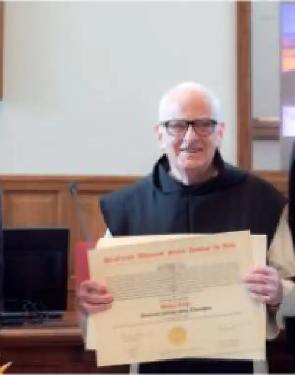 Doctorate in Honoris Causa for Fr. Michael Casey at Sant’Anselmo