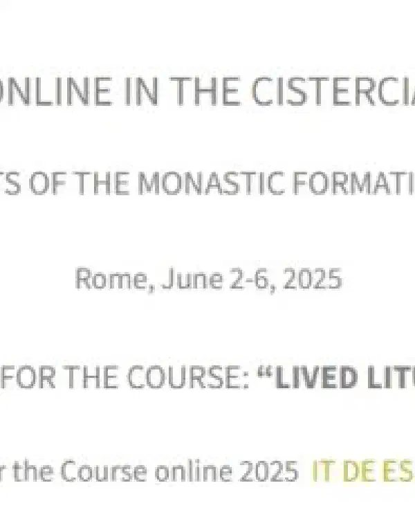 Curso en línea de la Orden Cisterciense